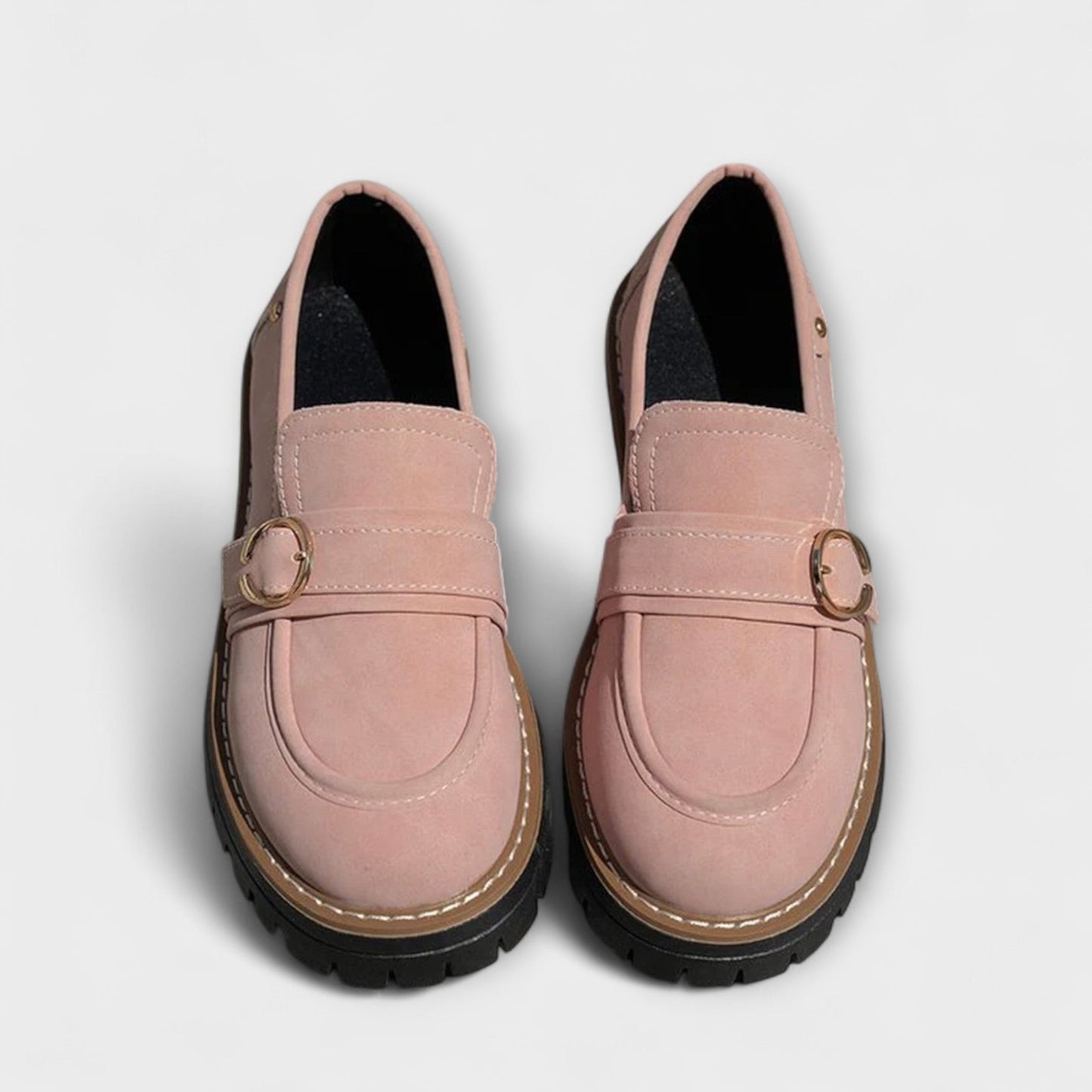 Lora – Mocasines informales con punta redonda