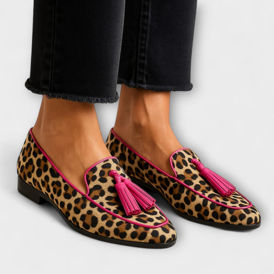 Lana – Mocasines con pompones