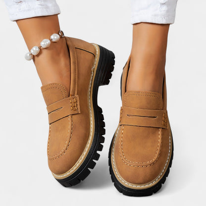 Michaela – Mocasines con tacón alto