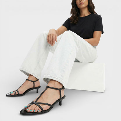 Sandalias Gladiador Tacón Bajo Mujer