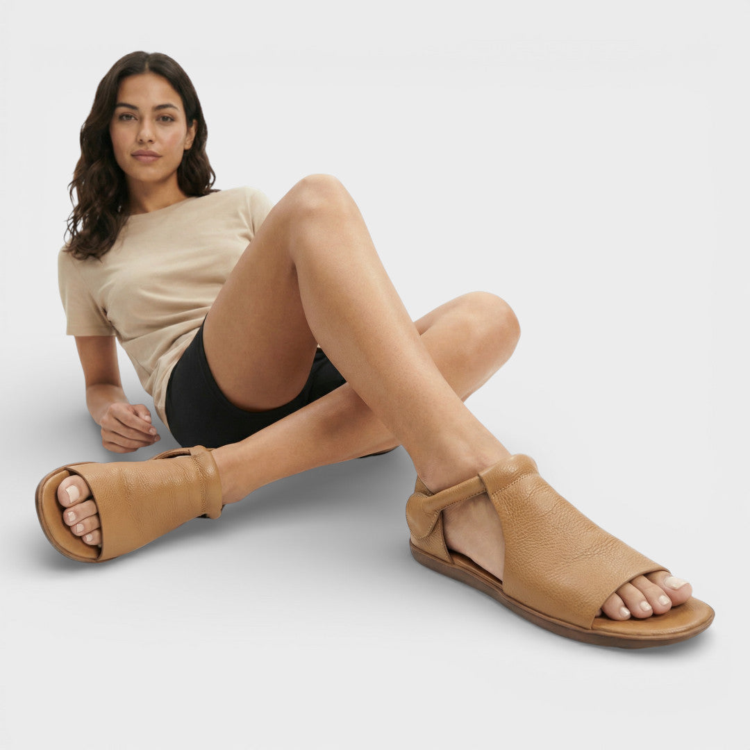 Sandalias Planas Retro Mujer
