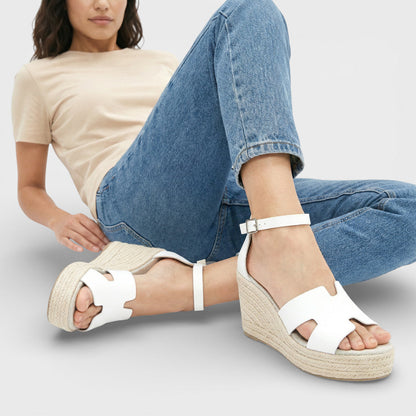 Sandalias de Cuña Elegantes Mujer