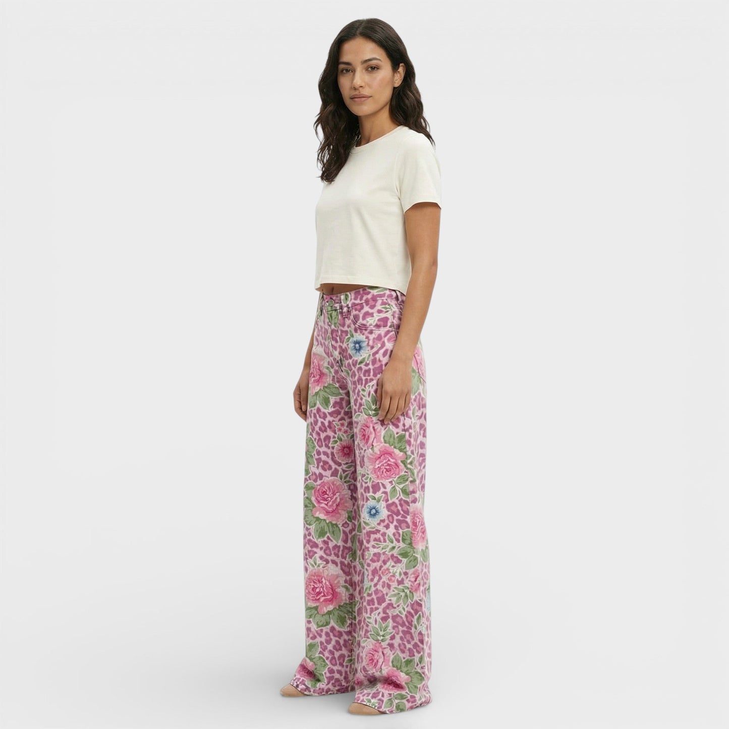 Vaqueros Baggy Mujer Pierna Ancha