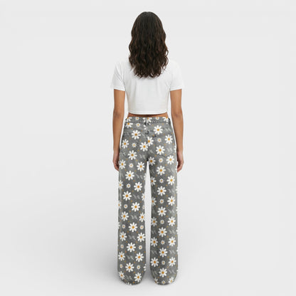 Vaqueros Baggy Mujer Pierna Ancha