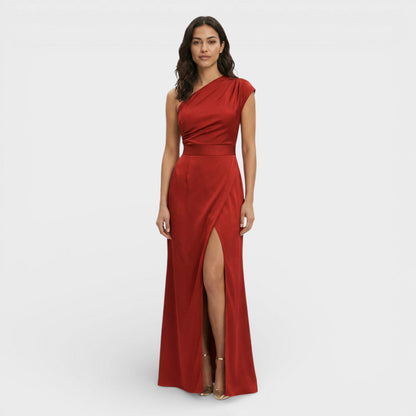 Vestido Largo Mujer Un Hombro