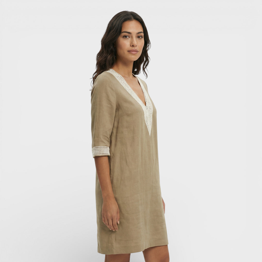 Vestido Midi Ligero Mujer Elegante