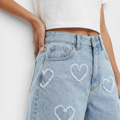 Shorts Vaqueros Mujer Cintura Alta