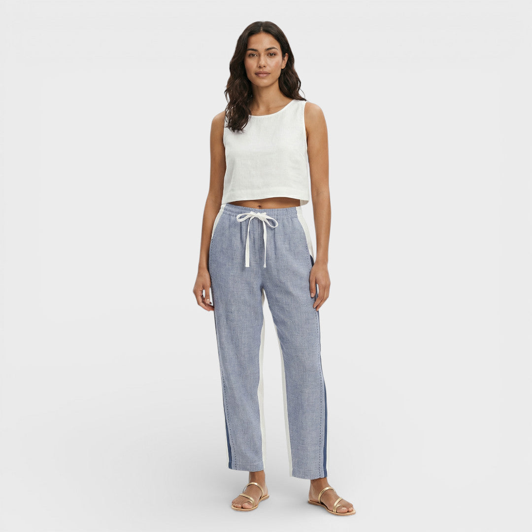 Pantalones Tobilleros Estampado Mujer