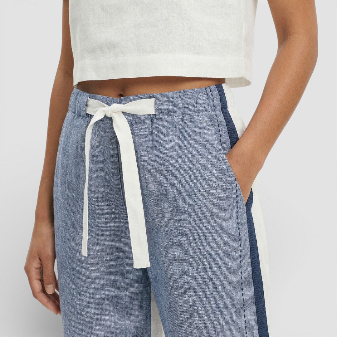 Pantalones Tobilleros Estampado Mujer