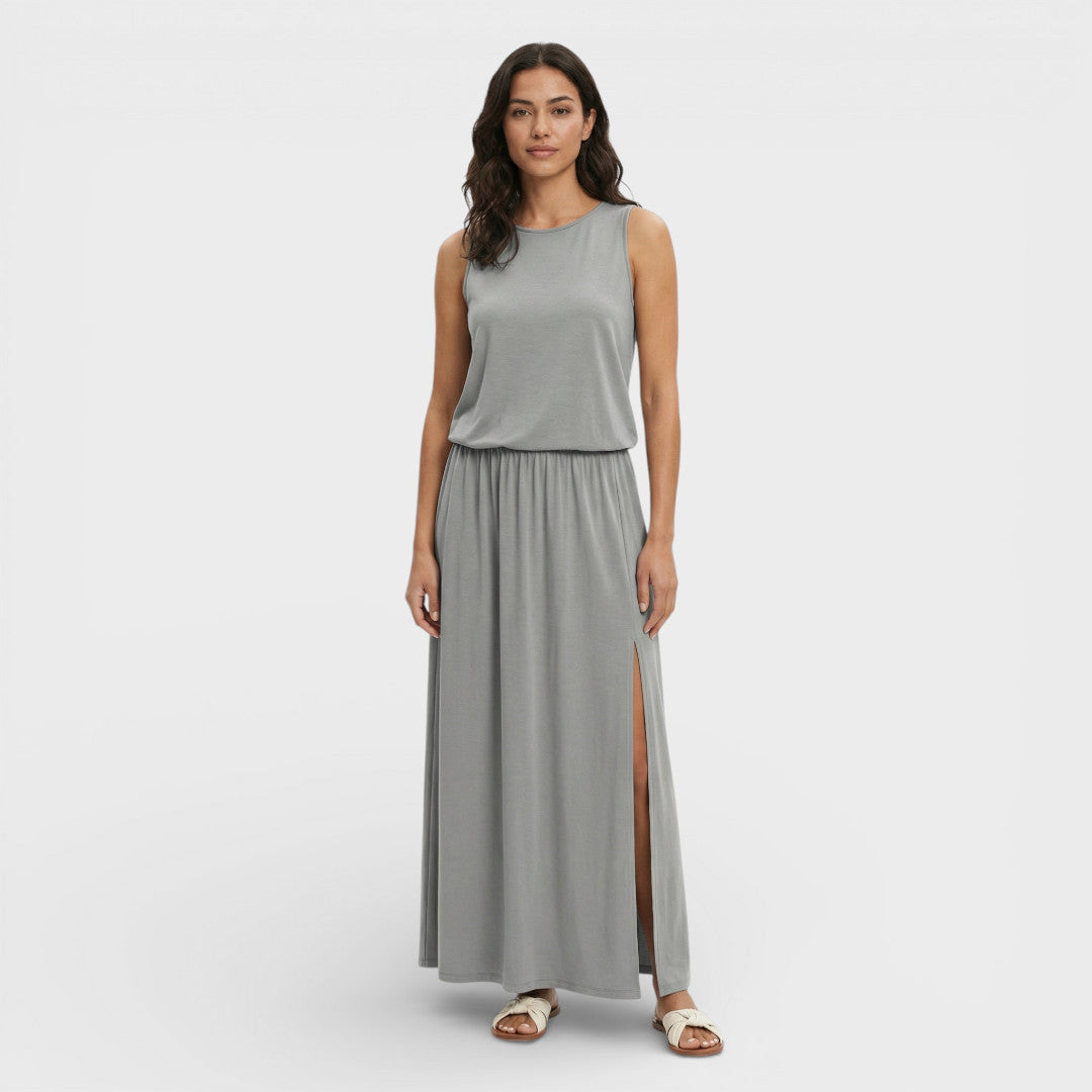 Vestido Largo Mujer Sin Mangas
