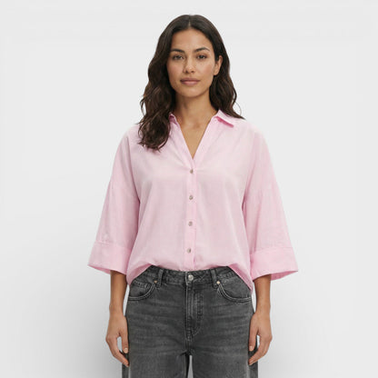 Camisa Mujer Manga Ancha