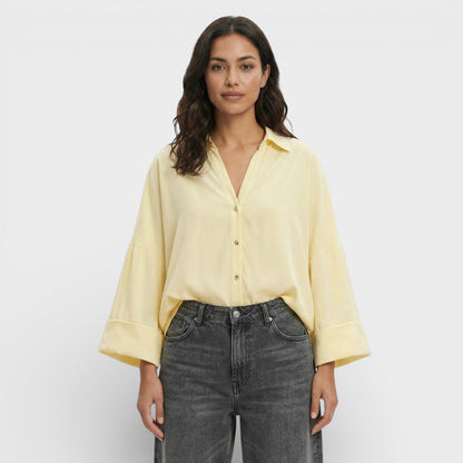 Camisa Mujer Manga Ancha