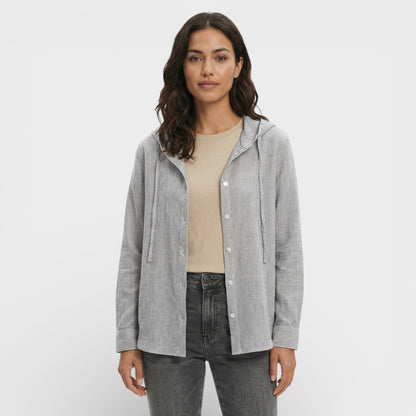 Blusa Holgada Con Capucha Mujer