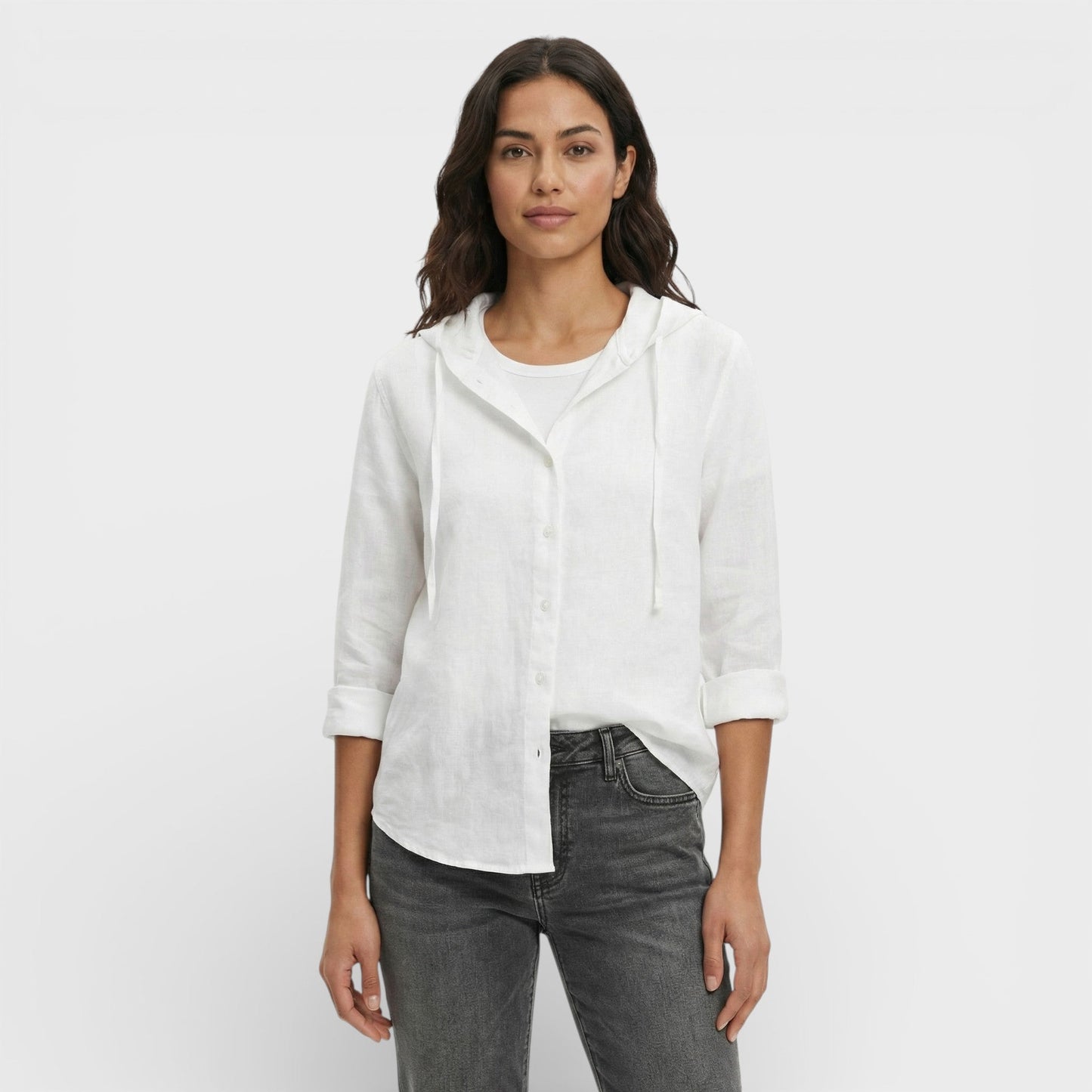 Blusa Holgada Con Capucha Mujer
