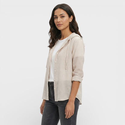 Blusa Holgada Con Capucha Mujer