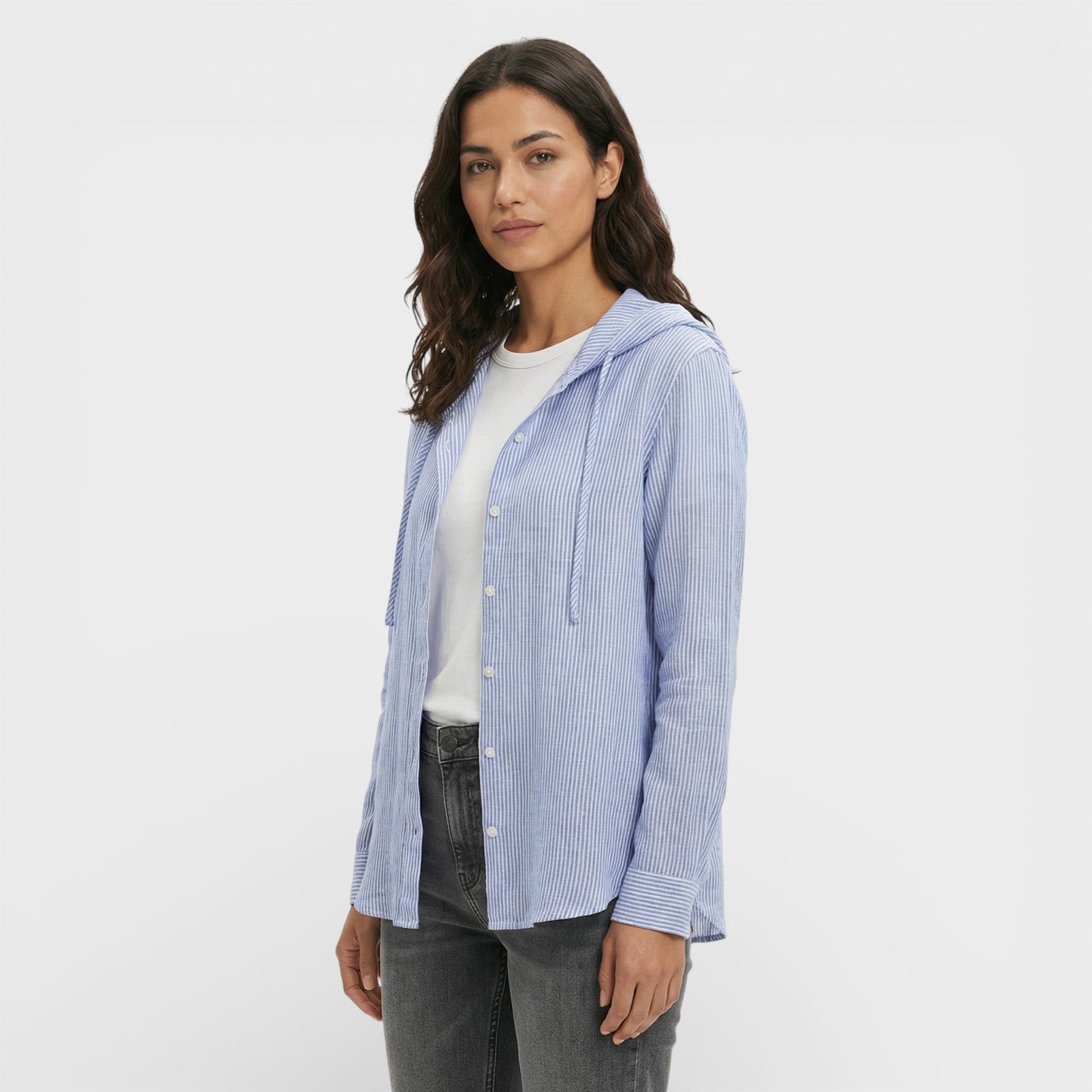 Blusa Holgada Con Capucha Mujer
