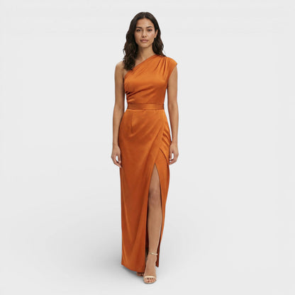 Vestido Largo Mujer Un Hombro