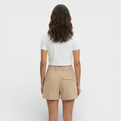 Shorts Vintage Tiro Alto Mujer