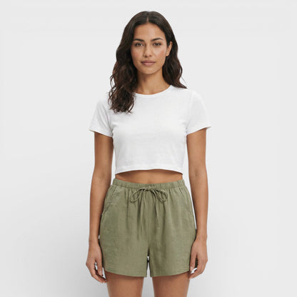 Pantalones Cortos Deportivos Cintura Alta