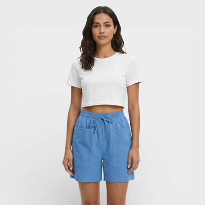 Shorts Mujer Tiro Alto Holgados