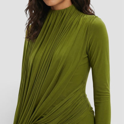 Vestido Maxi Vintage Elegante