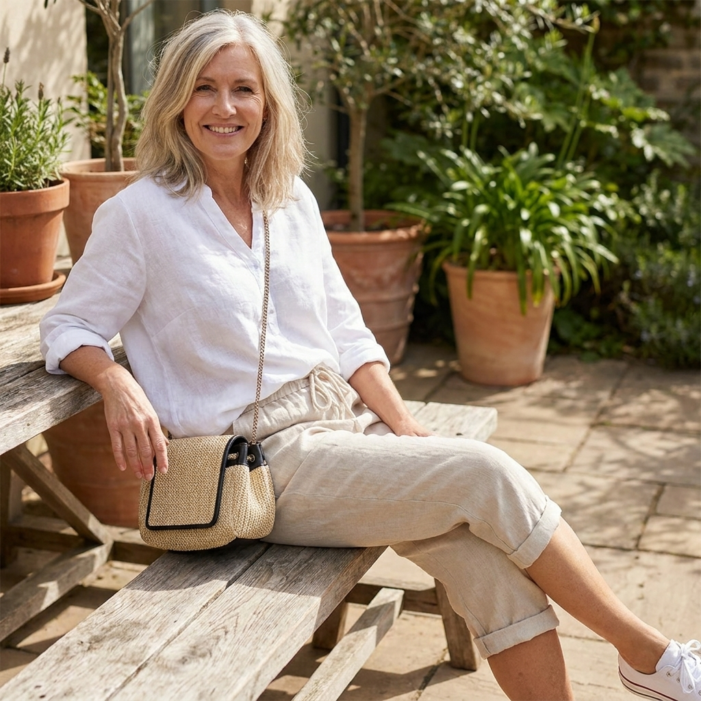 Capri® | Pantalón algodón y lino 1+1 Gratis