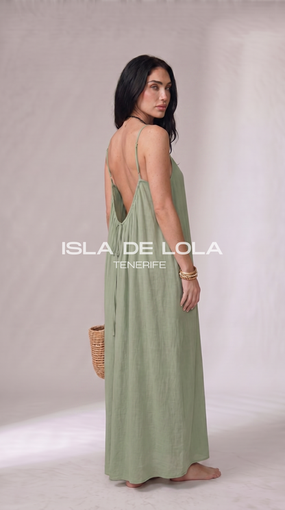 Isla | Vestido con Espalda Ajustable
