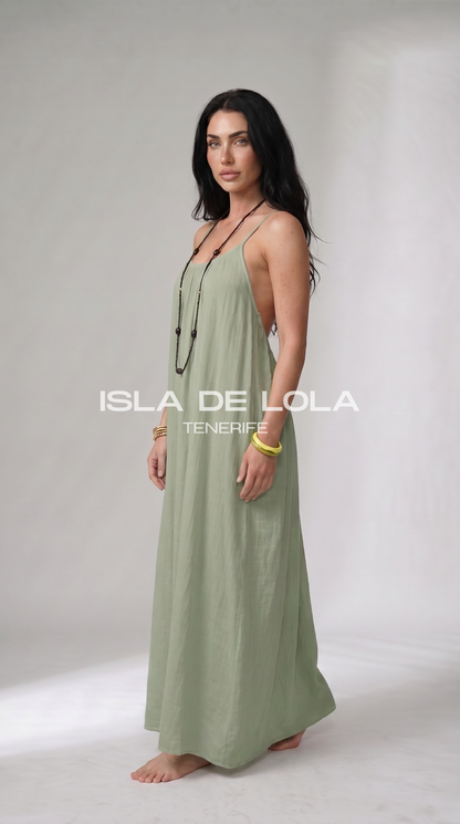 Isla | Vestido con Espalda Ajustable