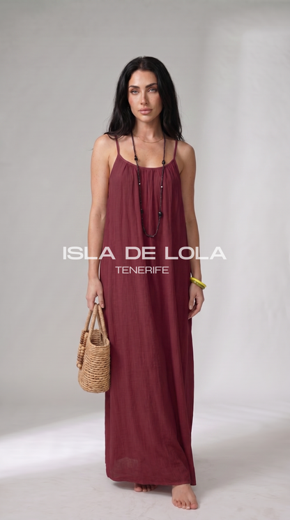 Isla | Vestido con Espalda Ajustable