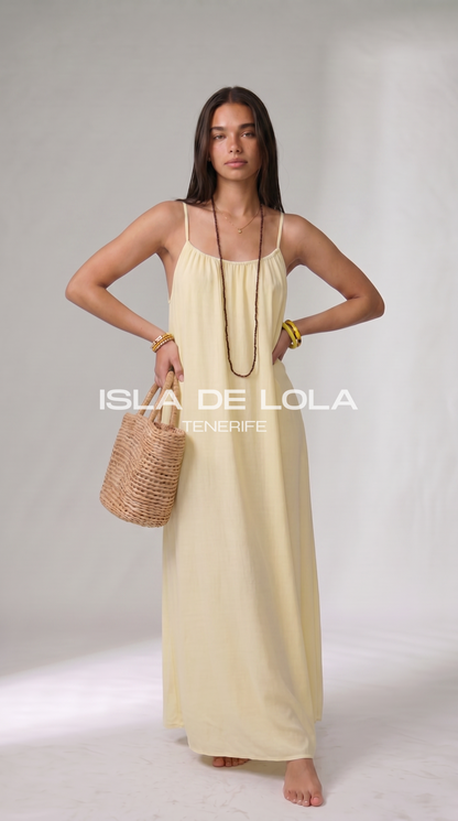 Isla | Vestido con Espalda Ajustable