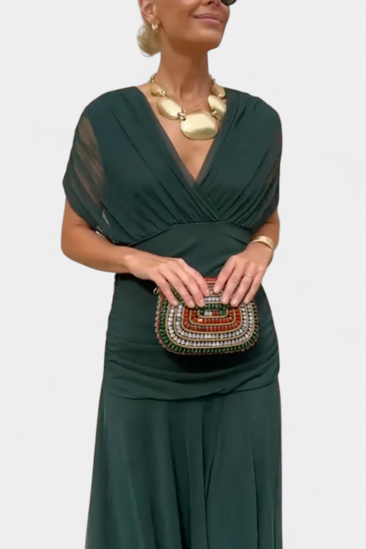 Eryzziah – Vestido elegante con estampado floral