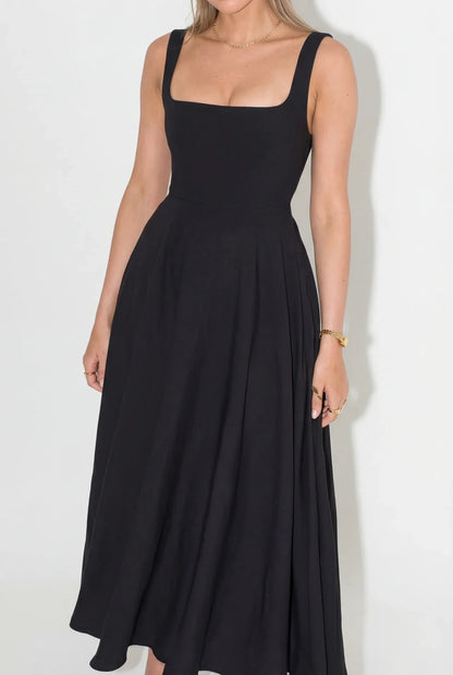 Melisa | Vestido con falda Midi