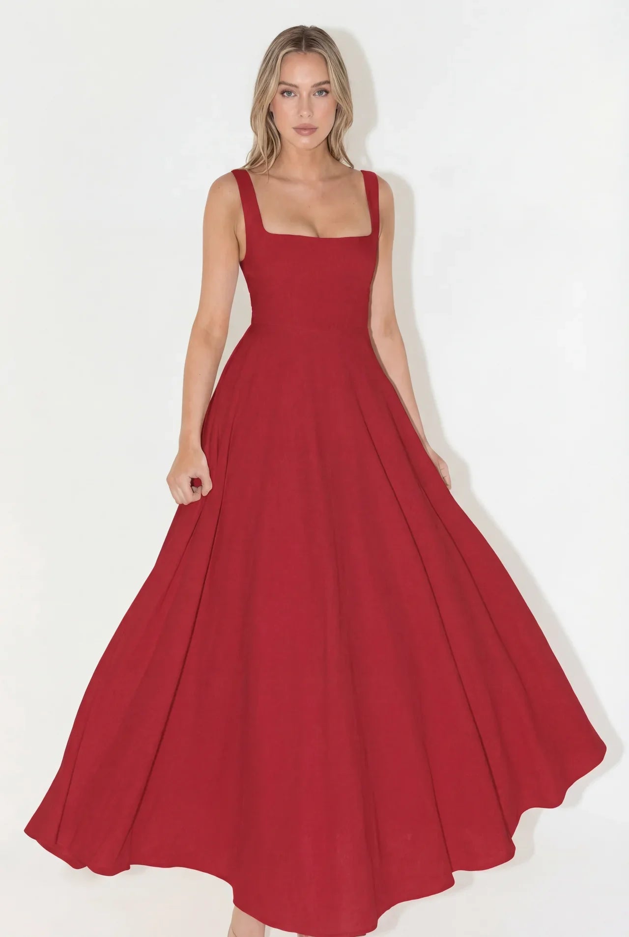Melisa | Vestido con falda Midi
