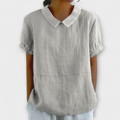 Lia - Blusa de manga corta