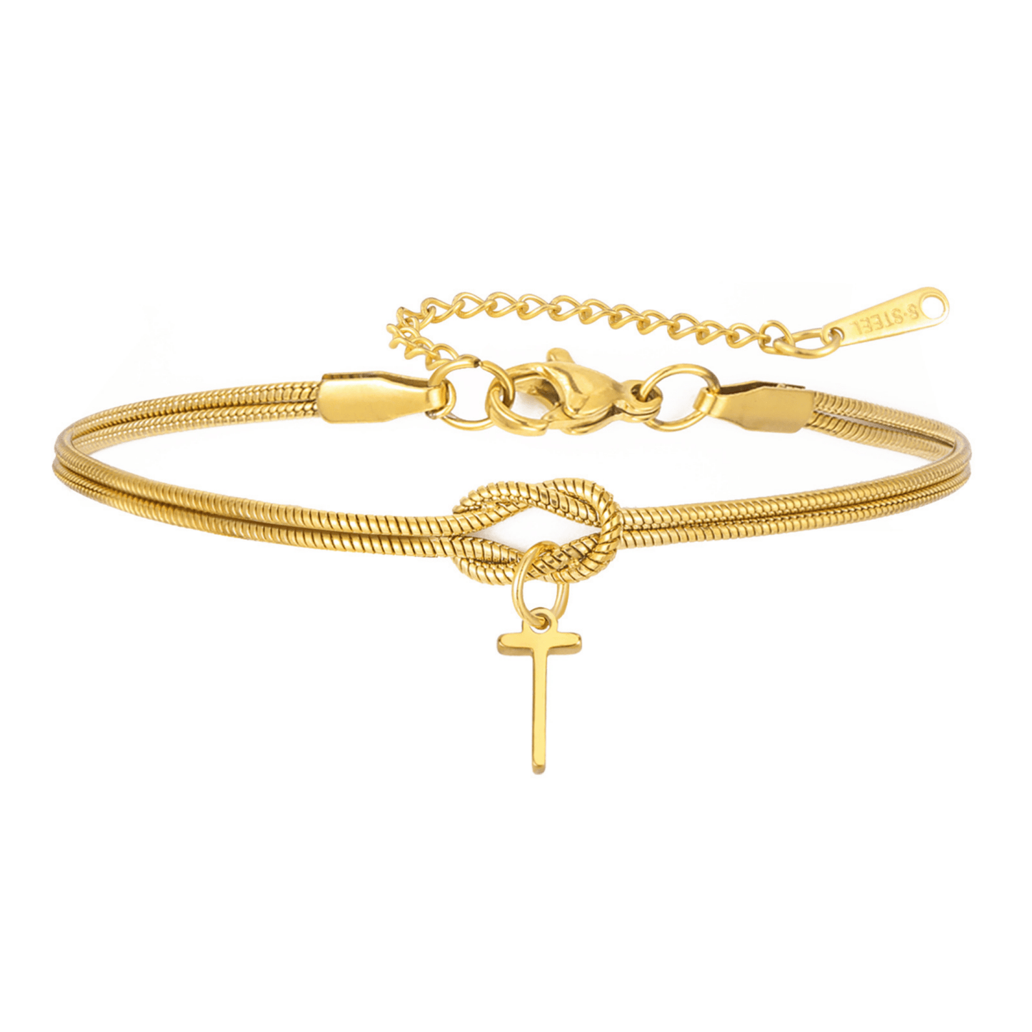 PULSERA NUDO CON INICIAL
