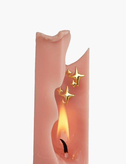 Pendientes de Tuerca Brillantes