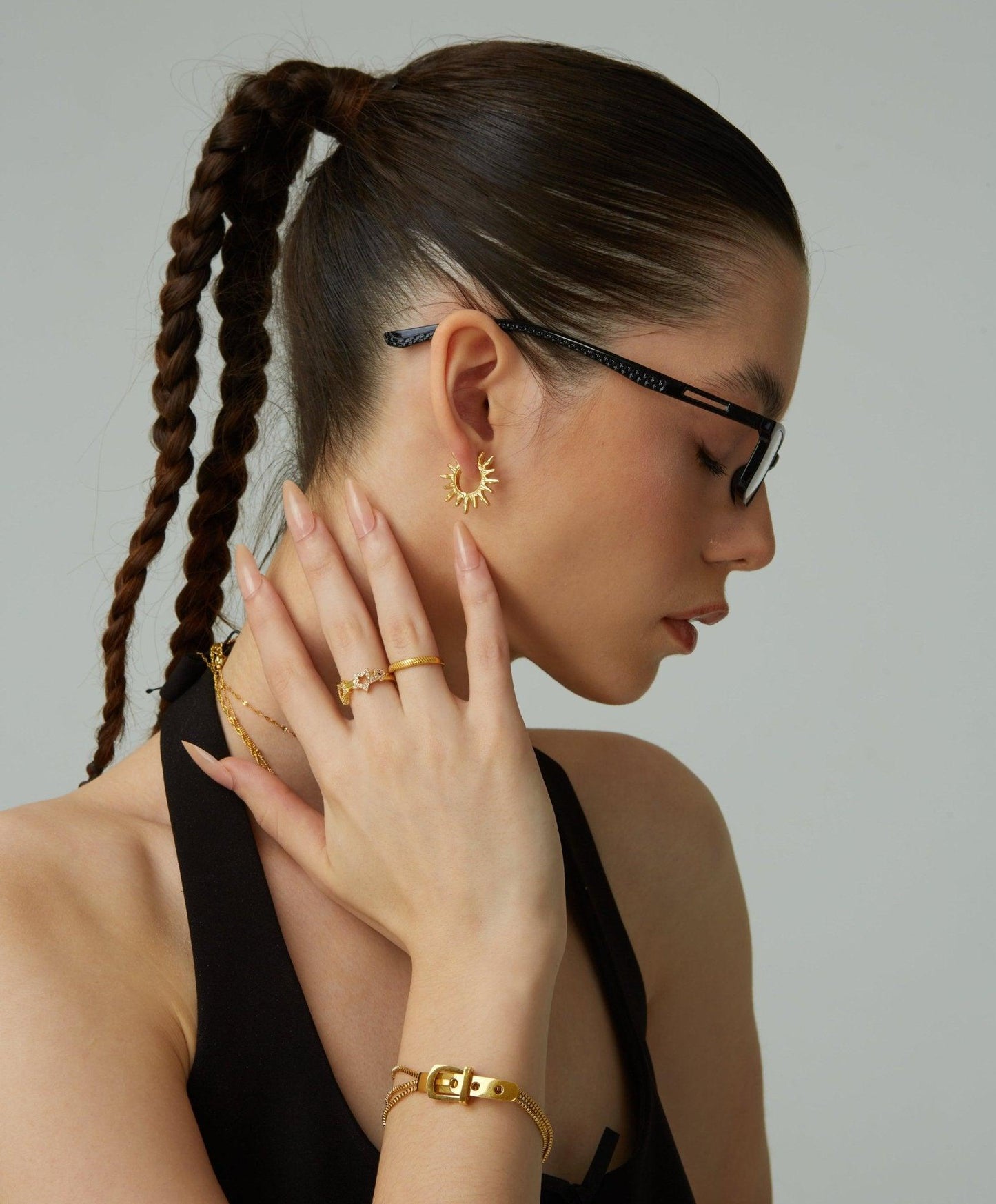 Pendientes Aro Sol