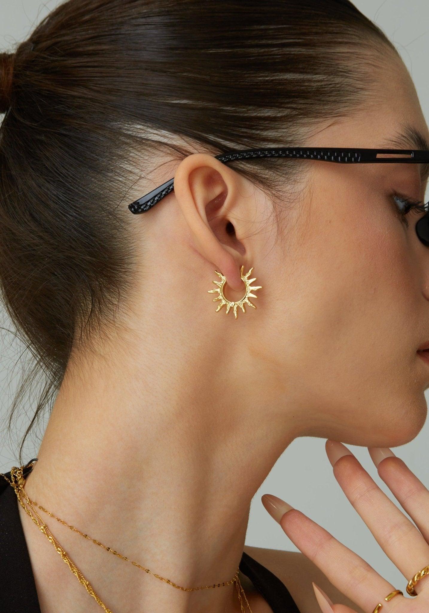 Pendientes Aro Sol
