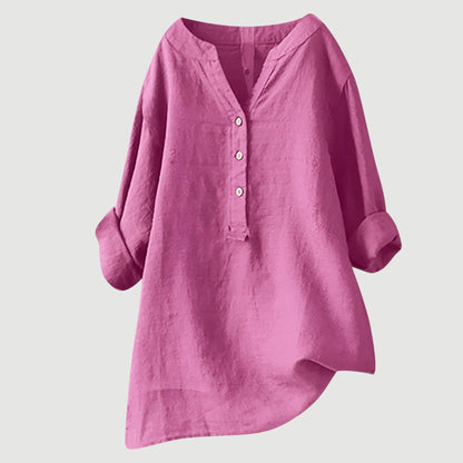 Lea | Blusa ligera y cómoda con botones